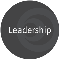 Leadership circle, gray